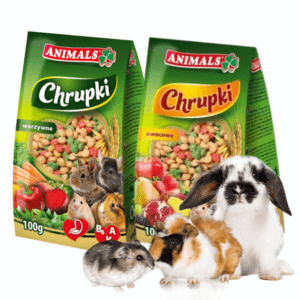 Zestaw ANIMALS 100g CHRUPKI OWOCOWE  + WARZYWNE