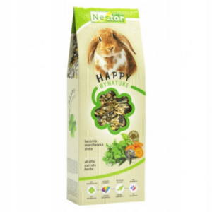 Karma dla KRÓLIKA - NESTOR ZIOŁA SIANO 340g/700ml