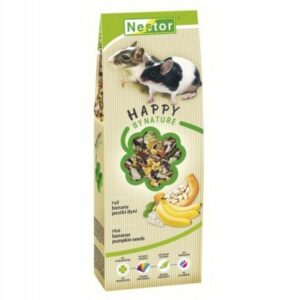 Karma dla MYSZY I MYSZOSKOCZEKA - NESTOR BANAN RYŻ 370g/700ml